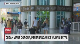 VIDEO: Cegah Virus Corona, Penerbangan ke Wuhan Batal