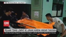 VIDEO: Hindari Tawuran, Pelajar Tewas Lompat ke Jurang