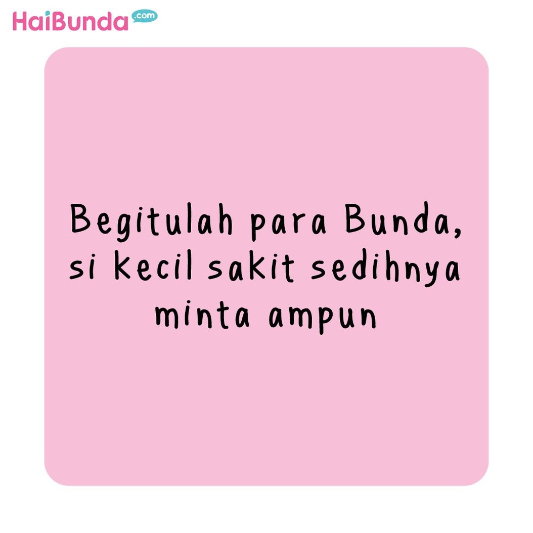 Bunda di komik ini sedih bukan main ketika kakak sakit. Bunda juga merasa hal serupa ketika si kecil sakit? Share yuk apa aja kesedihan Bunda ketika anak sakit.