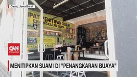 VIDEO: Di Garut Bisa Menitipkan Suami di 'Penangkaran Buaya'