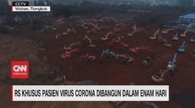 VIDEO: RS Khusus Pasien Virus Corona Dibangun Dalam 6 Hari