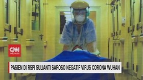 VIDEO: Pasien RS Sulianti Saroso Negatif Virus Corona Wuhan