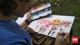 Pesan Toleransi Imlek di Secarik Kertas Lukis