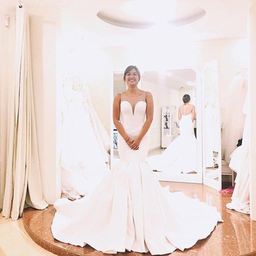 Pakai Gaun Pengantin, Marion Jola Akan Menikah?