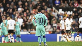 FOTO: Messi Tak Berkutik, Barcelona Keok
