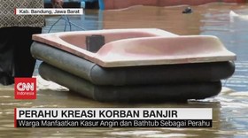 VIDEO: Perahu Kreasi Korban Banjir