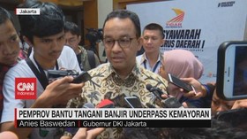VIDEO: Pemprov Bantu Tangani Banjir Underpass Kemayoran