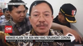 VIDEO: Menkes Klaim Tak Ada WNI yang Terjangkit Corona