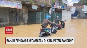 VIDEO: Banjir Rendam 5 Kecamatan di Kabupaten Bandung