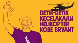INFOGRAFIS: Detik-detik Kecelakaan Helikopter Kobe Bryant