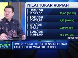 Belum Berhenti Menguat, Rupiah Tembus 13.500-an Per Dolar AS