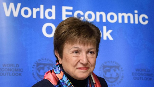 Direktur Pelaksana IMF Kristalina Georgieva menilai laju ekonomi tahun ini berpeluang lebih baik dari perkiraan semula.