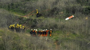 Ini Lokasi Jatuhnya Helikopter yang Ditumpangi Kobe Bryant