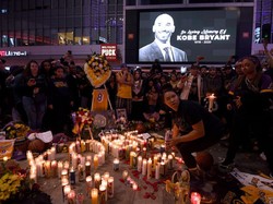 Kepergian Kobe Sisakan Duka Mendalam Bagi Warga Los Angeles