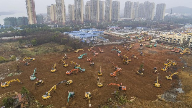 Rumah Sakit yang bakal diberi nama Wuhan Huoshenshan di China itu akan menampung seluruh pasien yang terpapar virus Corona.