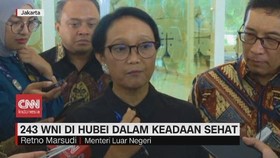 VIDEO: 243 WNI di Hubei dan Wuhan dalam Keadaan Sehat