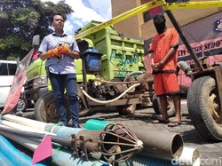 Polda DIY Tangkap Bos Tambang Pasir Ilegal di Sungai Progo