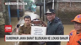 VIDEO: Ridwan Kamil dan Wagub Jabar Blusukan ke Lokasi Banjir