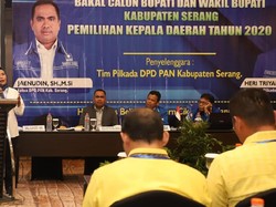 Di Depan DPD PAN, Petahana Bupati Serang Beberkan Kinerja Pembangunan