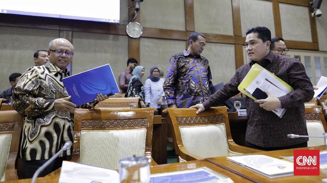 Menteri BUMN Erick Thohir menunjuk Angger P Yuwono sebagai dirut baru Jiwasraya, menggantikan pejabat sebelumnya Hexana Tri Sasongko.