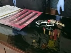 Bandar di Lahat Sumsel Ditangkap, 38 Paket Sabu-Senpi Rakitan Disita