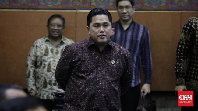 Menteri BUMN Erick Thohir akan me-merger PT PANN, perusahaan BUMN berkaryawan 7 orang.