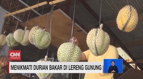 VIDEO: Menikmati Durian Bakar di Lereng Gunung