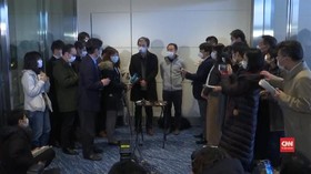 VIDEO: 206 Warga Jepang dari Wuhan Tiba di Tokyo