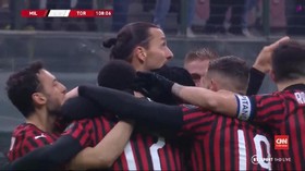 VIDEO: Tekuk Torino 4-2, Milan Tantang Juventus di Semifinal