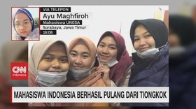 VIDEO: Mahasiswa Indonesia Berhasil Pulang Dari Tiongkok