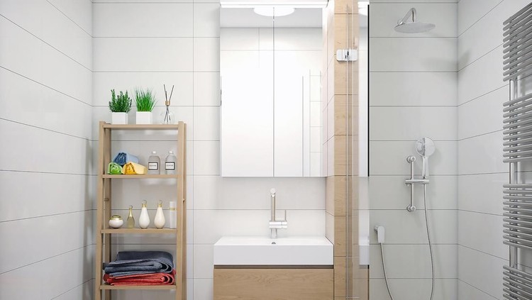 Kamar mandi di rumah minimalis biasanya berukuran kecil. Tapi tetap bisa terlihat menarik dengan pemilihan barang dan cat tembok yang tepat. Simak tipsnya!