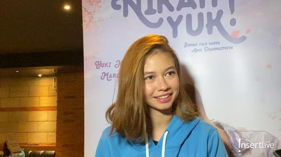 Meski membintangi film Nikah Yuk! Yuki Kato ternyata masih belum kepikiran untuk menikah.