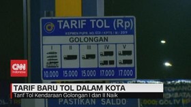 VIDEO: Tarif Baru Tol Dalam Kota Resmi Berlaku