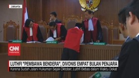 VIDEO: Dede Luthfi 'Pembawa Bendera' Divonis 4 Bulan Penjara