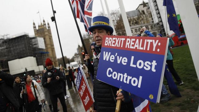 Jalan Panjang Inggris 'Angkat Kaki' dari Uni Eropa Wacana Brexit bermula setelah kaum anti-Uni Eropa di Inggris mengusulkan referendum yang tertunda empat kali selama 3,5 tahun terakhir.