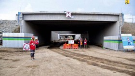 Menengok Underpass NYIA yang Baru Diresmikan Jokowi