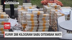 VIDEO: Kurir 288 Kilogram Sabu Ditembak Mati