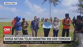 VIDEO: Warga Natuna Tolak Karantina WNI dari Tiongkok