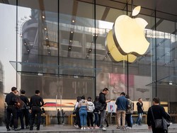 Mau Dipecah 4 Banding 1, Saham Apple Dijual Segini