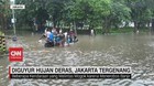 VIDEO: Diguyur Hujan Deras, Jakarta Kembali Tergenang