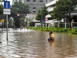 BPBD DKI: 223 Jiwa Mengungsi karena Banjir di Jakarta