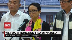 VIDEO: WNI dari Tiongkok Tiba di Natuna