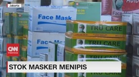VIDEO: Antisipasi Corona, Stok Masker Menipis di Jakarta