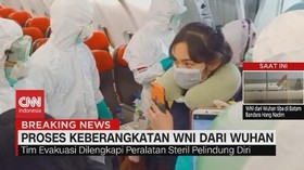 VIDEO: Detik-detik Keberangkatan WNI Dari Wuhan