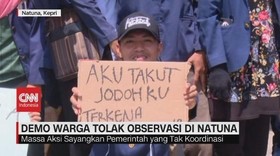 VIDEO: Demo Warga Tolak Observasi WNI dari Tiongkok di Natuna