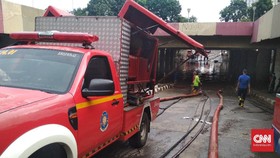 Banjir di Underpass Kemayoran Sudah Surut