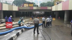 VIDEO: Underpass Kemayoran Kembali Terendam Banjir