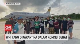 VIDEO: WNI yang Dikarantina di Natuna Dalam Kondisi Sehat