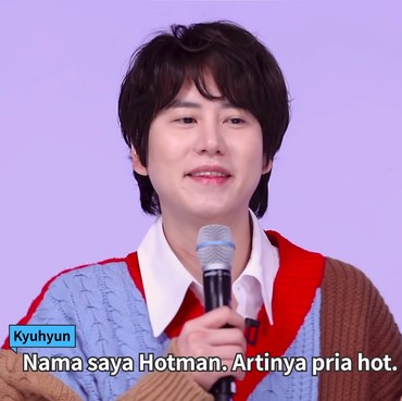 Pamer Nama Indonesia, Kyuhyun Super Junior: Nama Saya Hotman