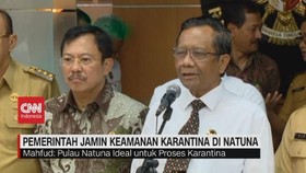 VIDEO: Pemerintah Jamin Keamanan Karantina di Natuna